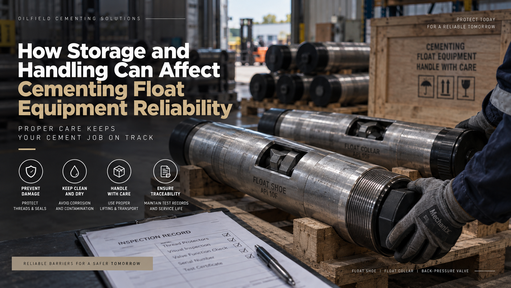 最新の企業ブログについて How Storage and Handling Can Affect Cementing Float Equipment Reliability