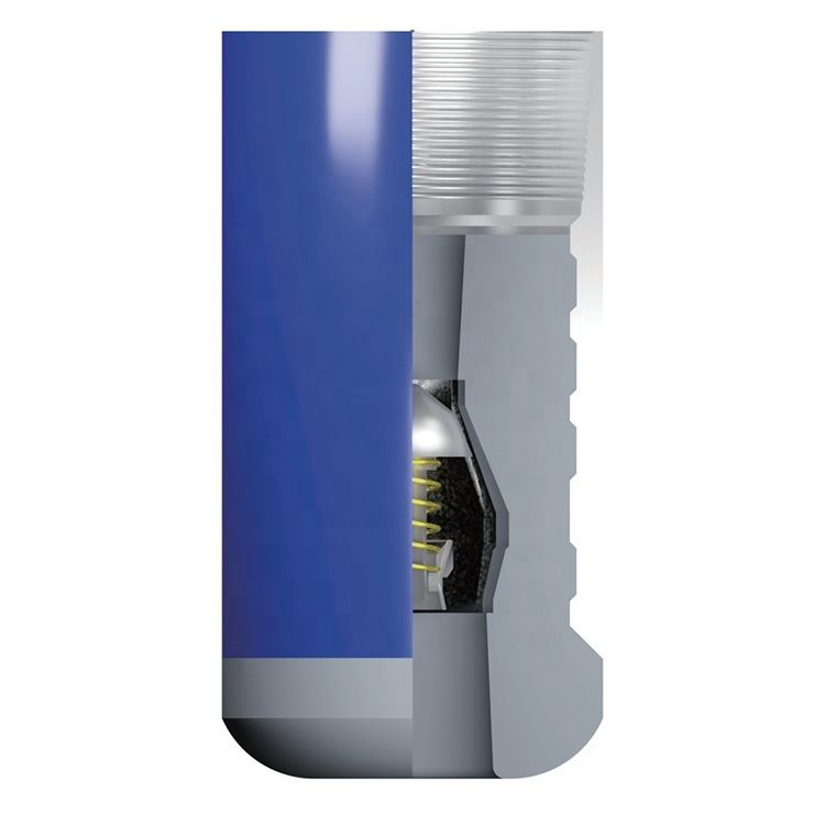 油田API規格7インチC90-d LTCねじフロートシューとカラー - シングルバルブ強制アルミニウム合金タイプ