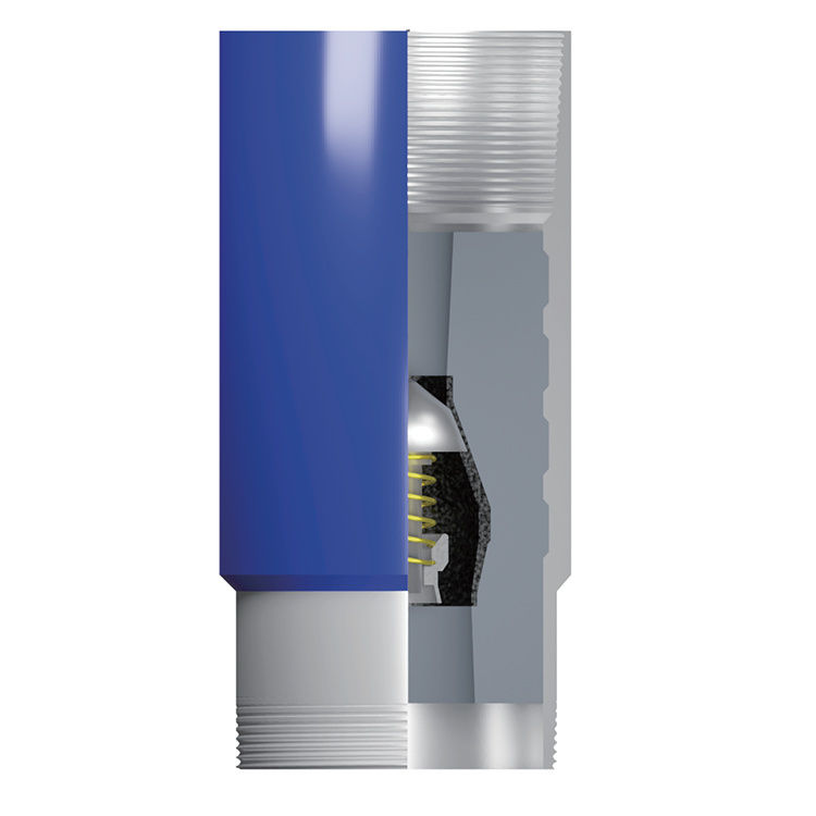 油田API規格7インチC90-d LTCねじフロートシューとカラー - シングルバルブ強制アルミニウム合金タイプ